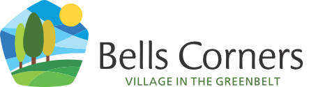 the logo for bells corners blvd village in the greenbelt.