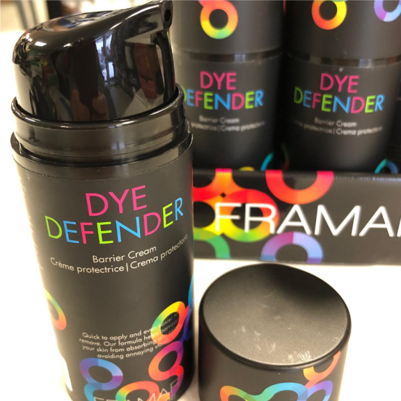 a close up Dye Defender hair color barrier cream