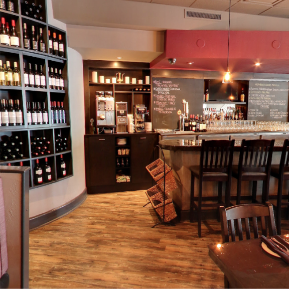 Wine bar with seating