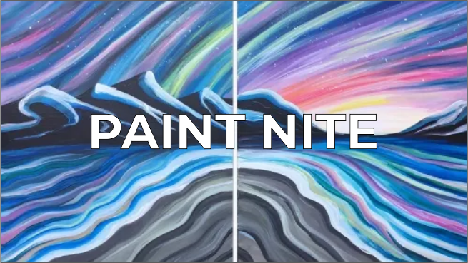 Paint Nite: Sandy Beach at Sunset – Partner Painting