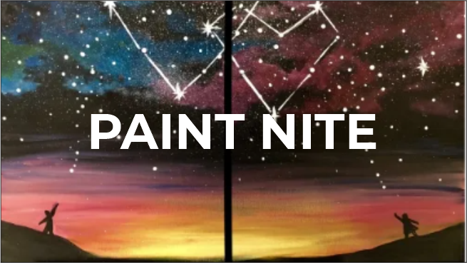 Paint Nite: Written in the Stars – Partner Painting