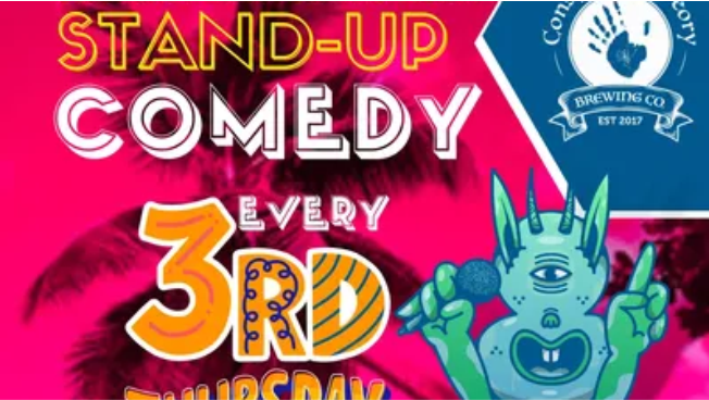 stand up comedy at conspiracy theory, 3rd thursday of every month