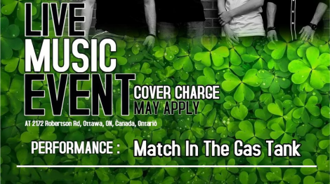 st patricks day band Match in the gas tank