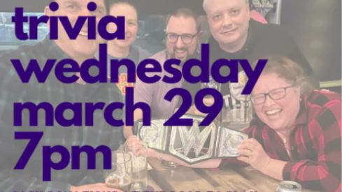 trivia wednesday march 29 at 7pm