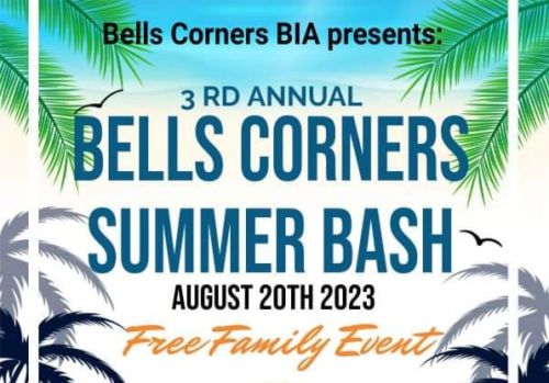 Bell corners summer bash flyer.