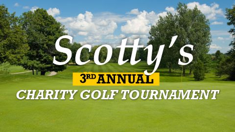 scotty's 3rd annual charity golf tournament.