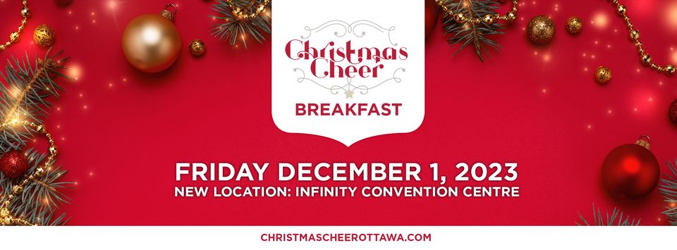 Christmas cheer breakfast - new location infinity convention center.