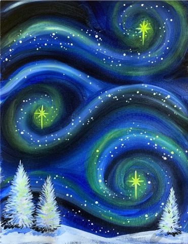 Paint Nite: Winter Starry Night