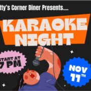 Scotty's karaoke night flyer.