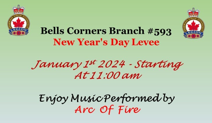 Bells corners branch new year's day levy.
