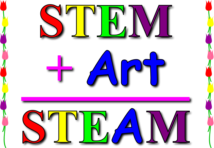 Stem and art steam logo.